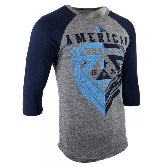 AMERICAN FIGHTER Men's T-Shirt EASTERN RAGLAN Athl - Picture 6 of 10